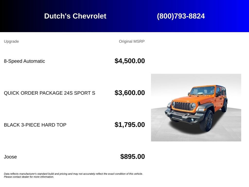 2025 Jeep Wrangler Sport S