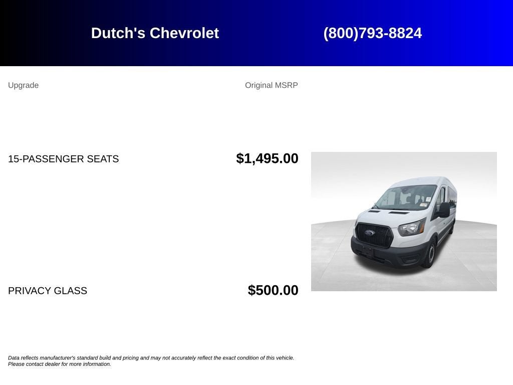 2023 Ford Transit Passenger Wagon XL