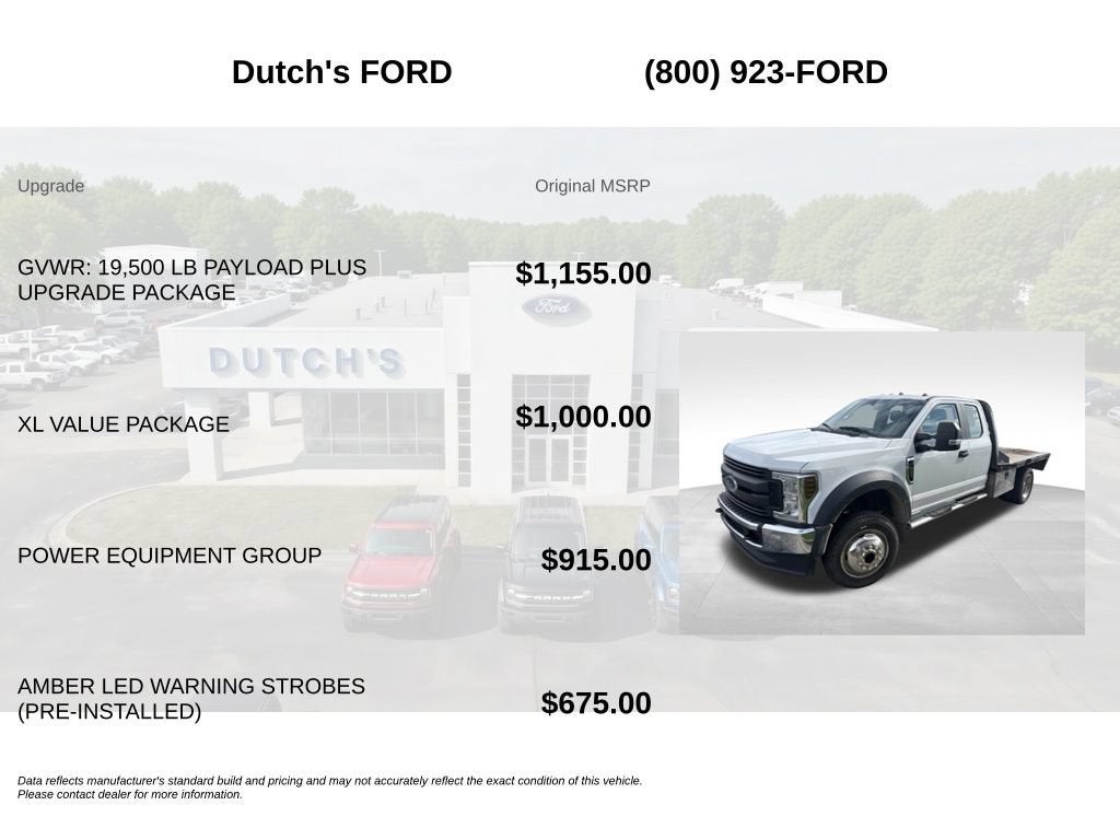 2019 Ford Super Duty F-550 DRW XL