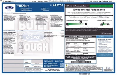 2025 Ford Transit Cargo Van Base
