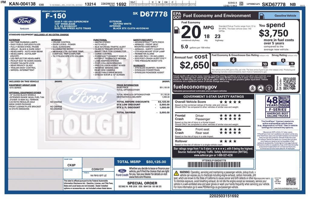 2025 Ford F-150 STX