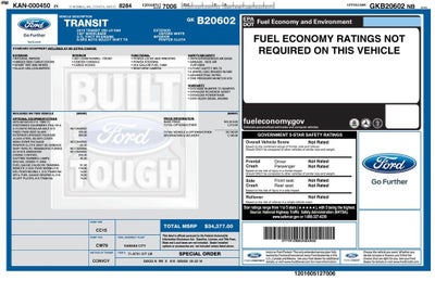 2016 Ford Transit Cargo Van Base