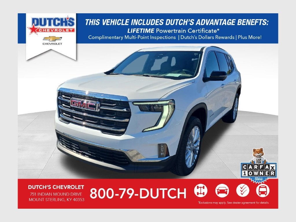 2026 GMC Acadia Elevation