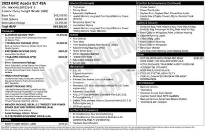 2023 GMC Acadia SLT