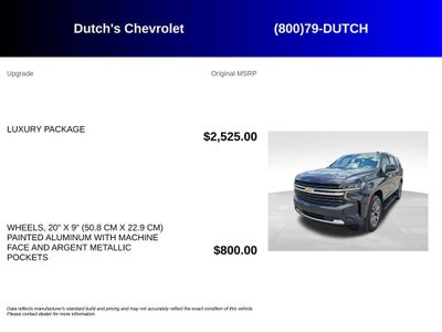 2022 Chevrolet Tahoe LT