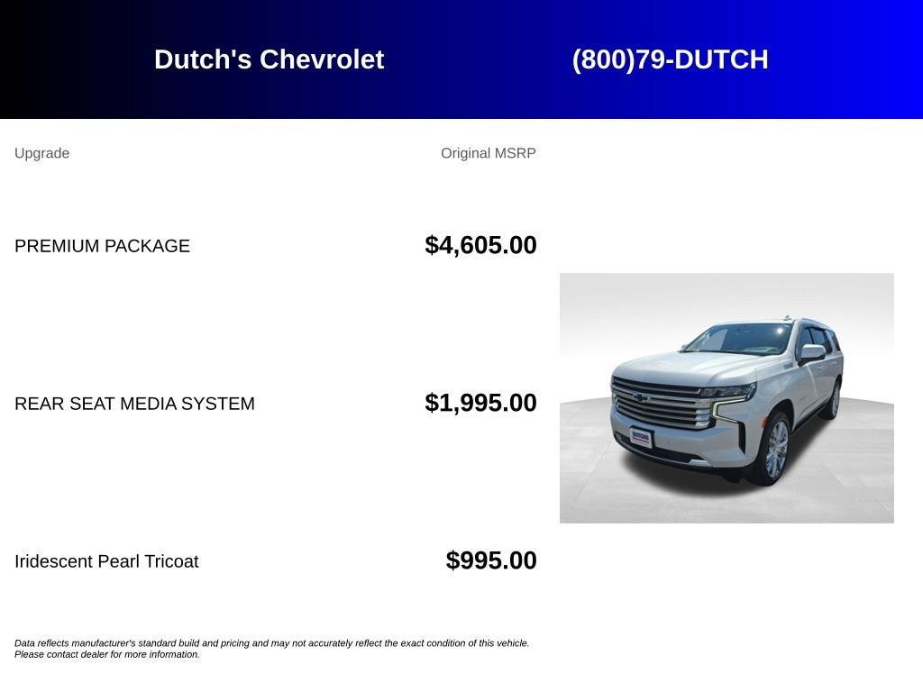 2021 Chevrolet Tahoe High Country