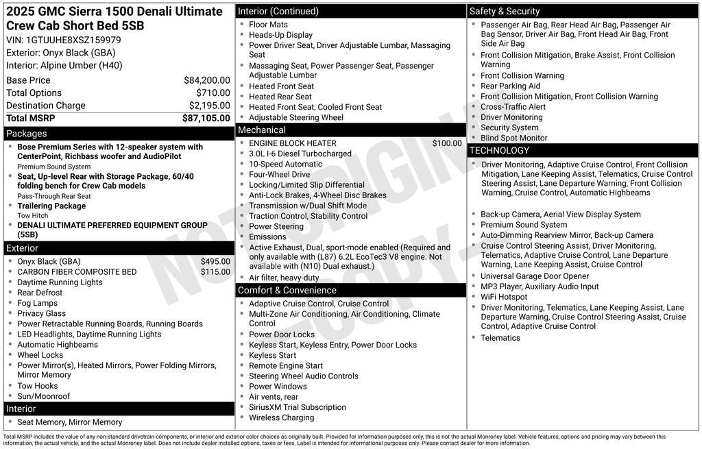 2025 GMC Sierra 1500 Denali Ultimate