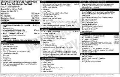 2025 Chevrolet Silverado 3500 HD WT
