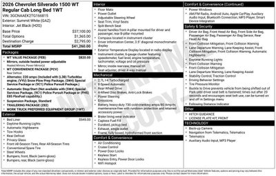 2026 Chevrolet Silverado 1500 WT