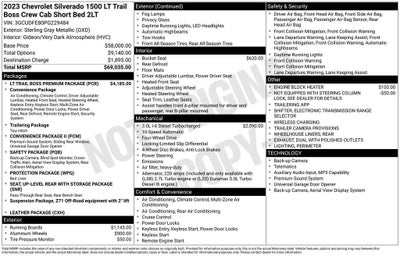 2023 Chevrolet Silverado 1500 LT Trail Boss