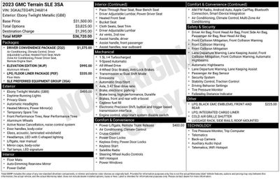 2023 GMC Terrain SLE