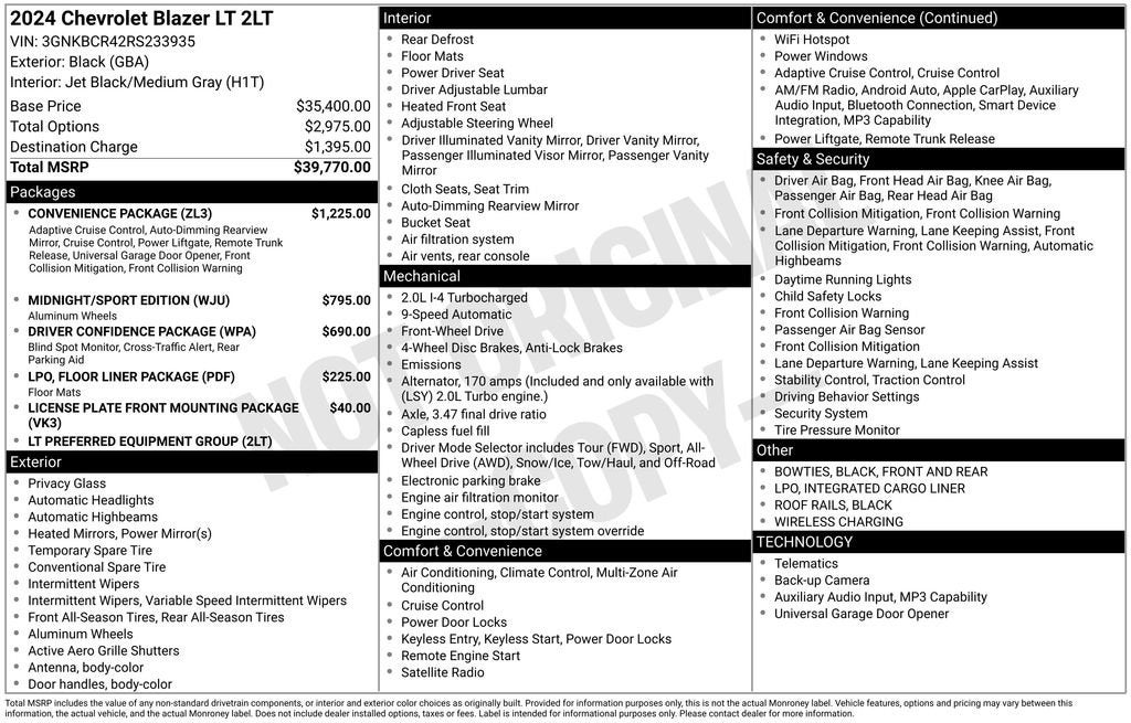 2024 Chevrolet Blazer 2LT