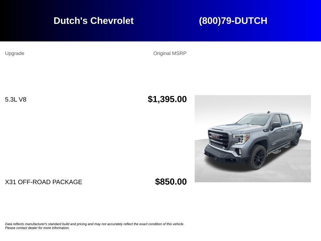 2021 GMC Sierra 1500 Elevation