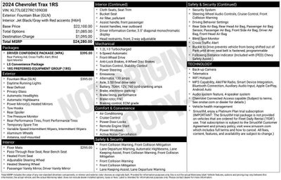 2024 Chevrolet Trax 1RS