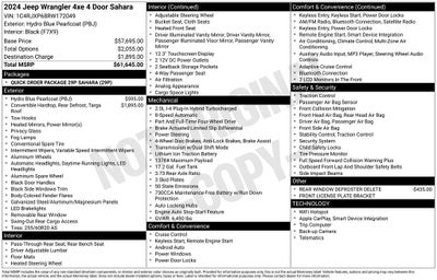 2024 Jeep Wrangler Sahara 4xe