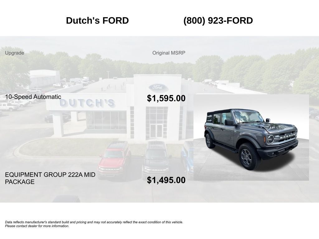 2022 Ford Bronco Big Bend