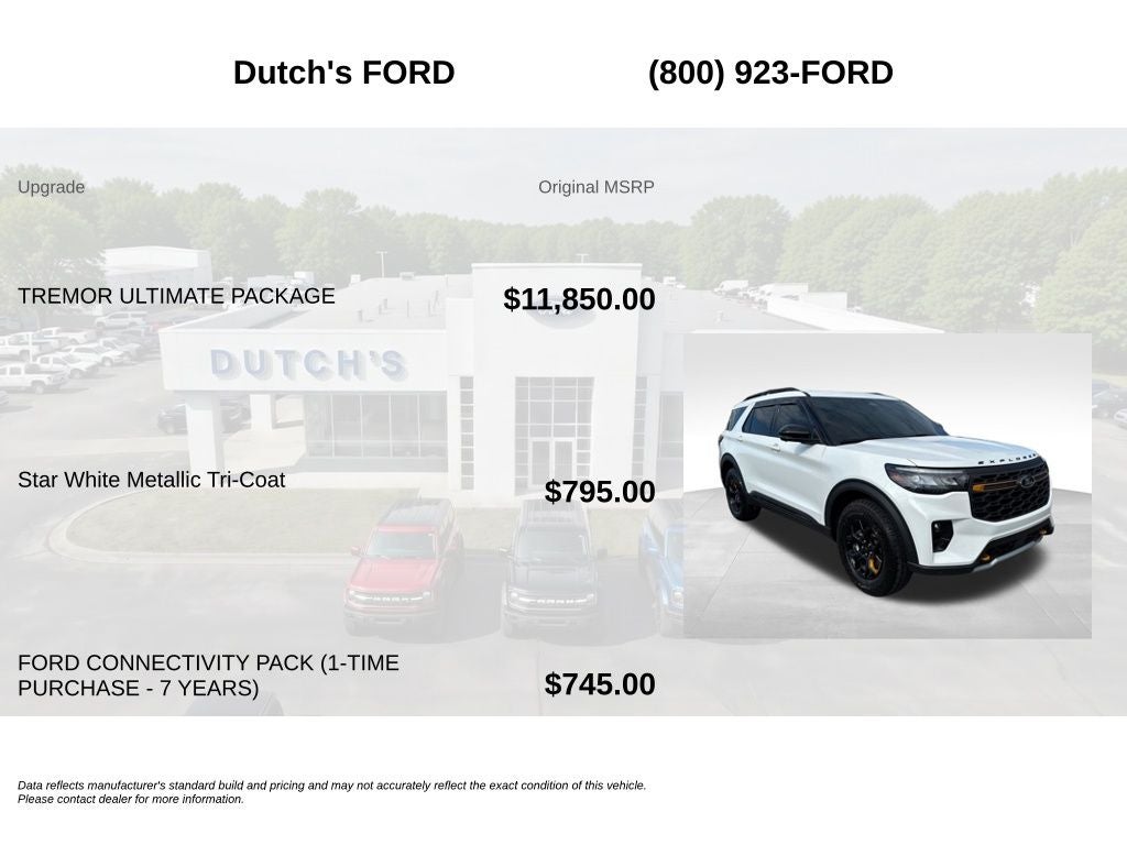 2026 Ford Explorer Tremor