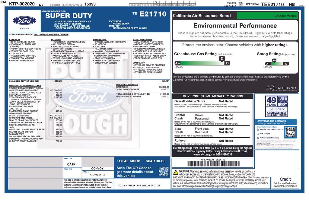 2026 Ford F-250SD F-250® XL