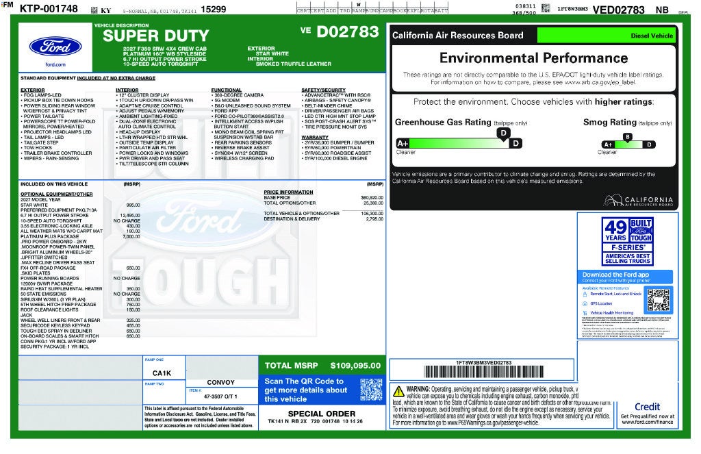 2027 Ford F-350SD Base