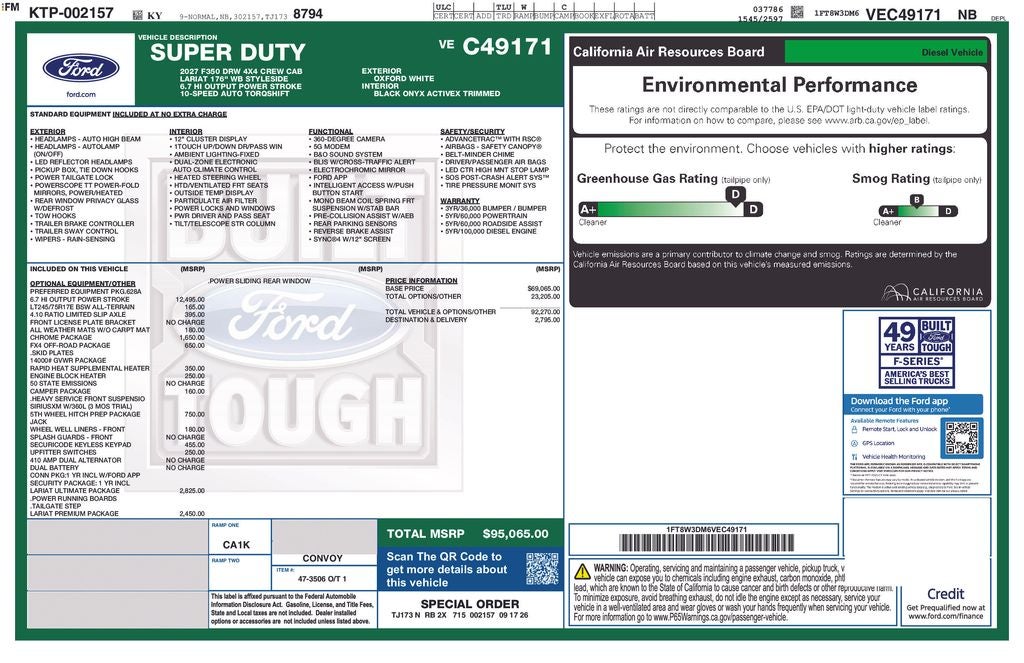 2027 Ford F-350SD DRW