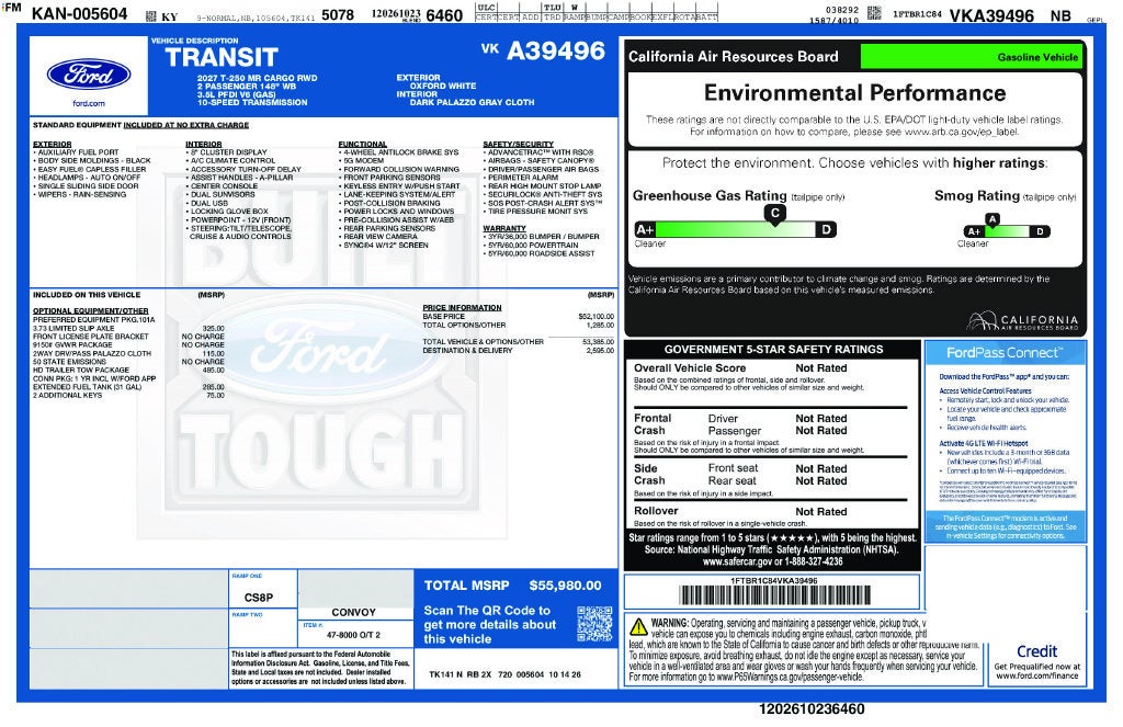 2027 Ford Transit-250 Base