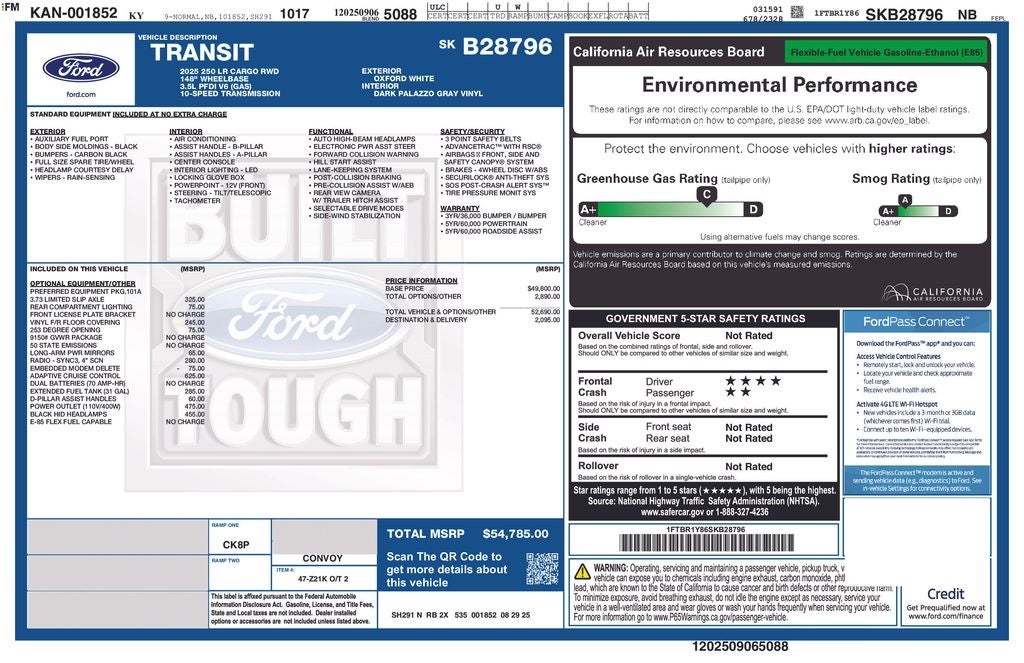 2025 Ford Transit-250 Base