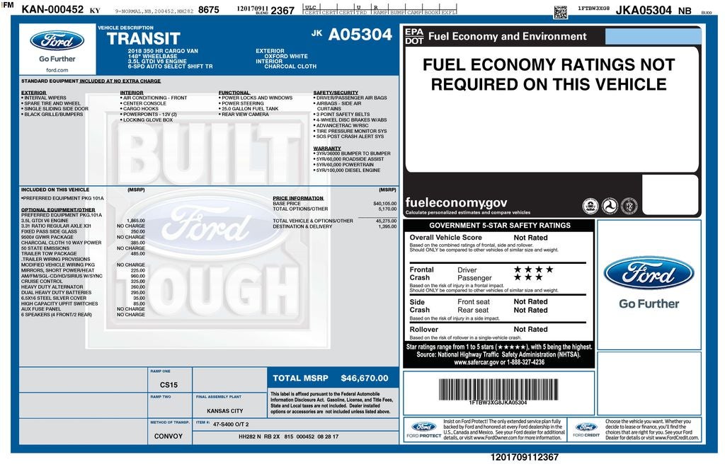 2018 Ford Transit-350 Base