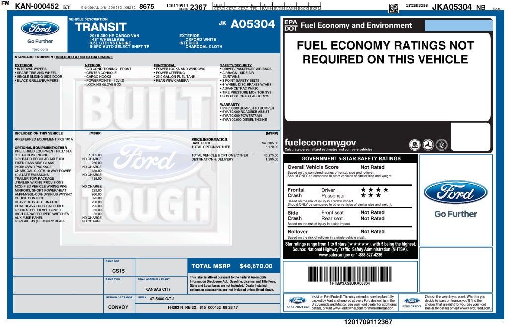 2018 Ford Transit-350 Base