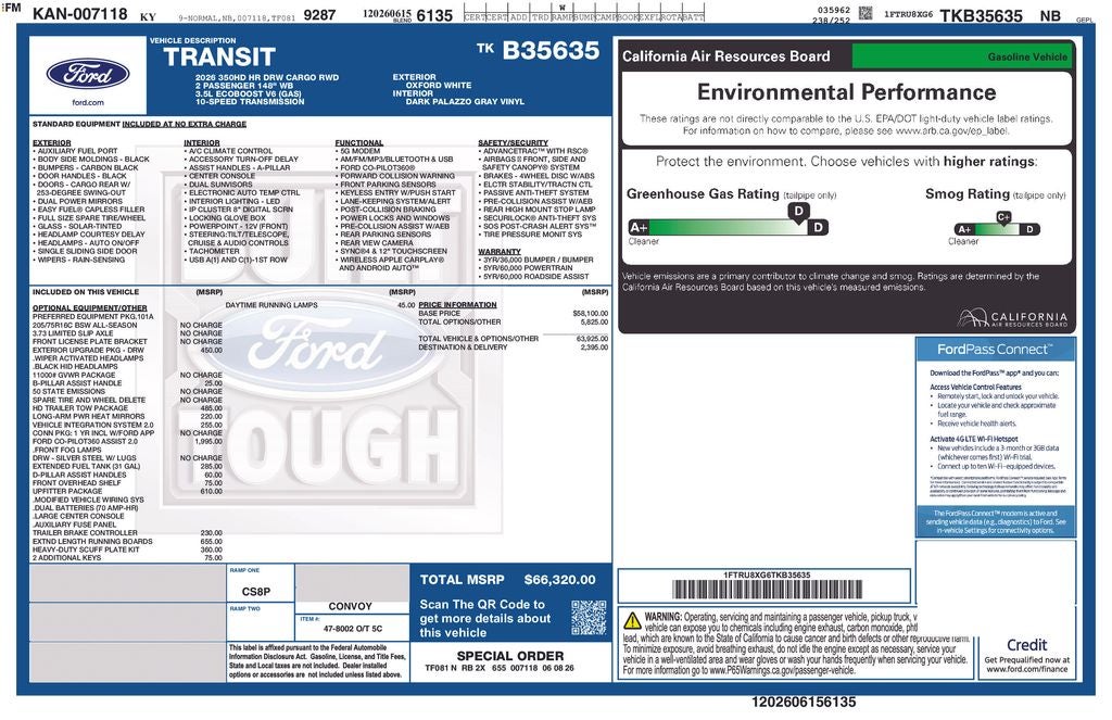 2026 Ford Transit-350 Base