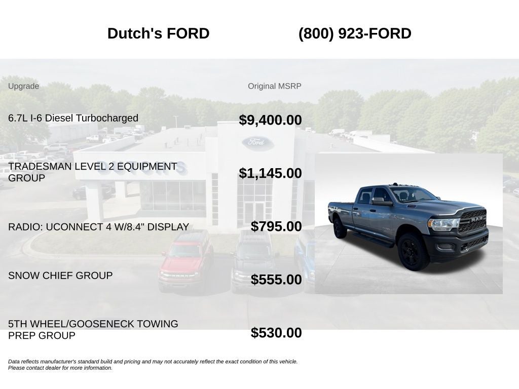 2021 RAM 3500 Tradesman