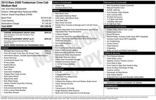 2015 RAM 2500 Tradesman