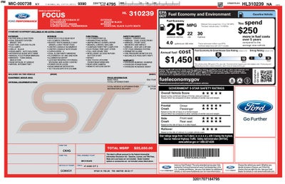 2017 Ford Focus ST