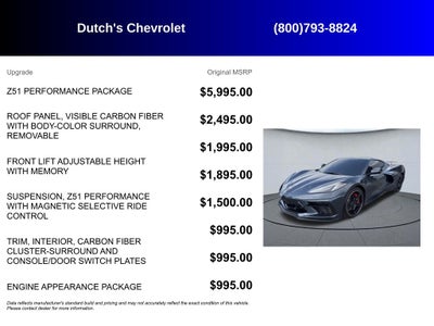 2021 Chevrolet Corvette Stingray 3LT