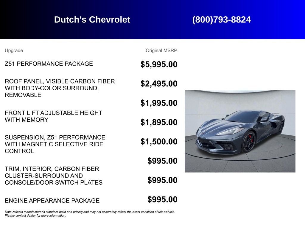 2021 Chevrolet Corvette Stingray 3LT