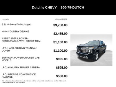 2022 Chevrolet Silverado 2500HD High Country