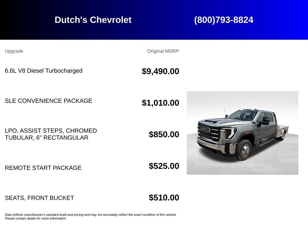 2024 GMC Sierra 3500HD SLE