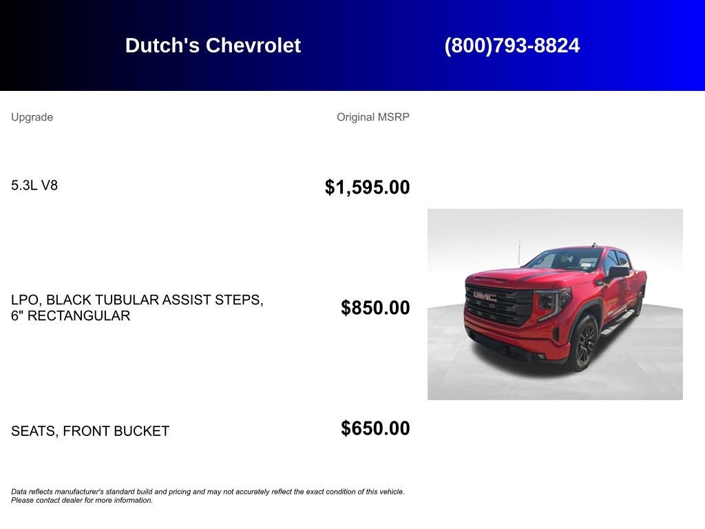 2025 GMC Sierra 1500 Elevation