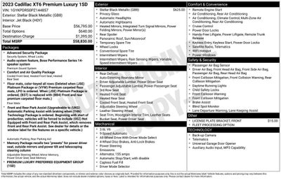 2023 Cadillac XT6 Premium Luxury