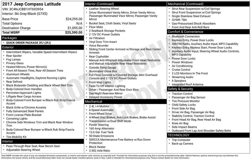 2017 Jeep Compass Latitude