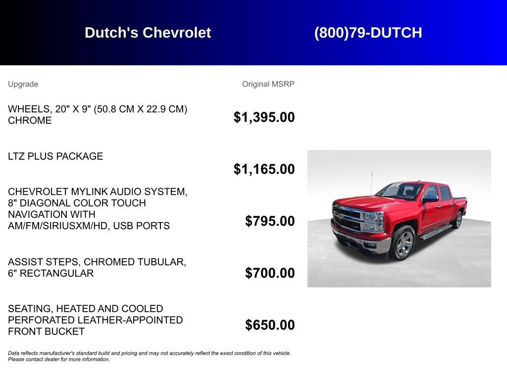 2014 Chevrolet Silverado 1500 LTZ 2LZ