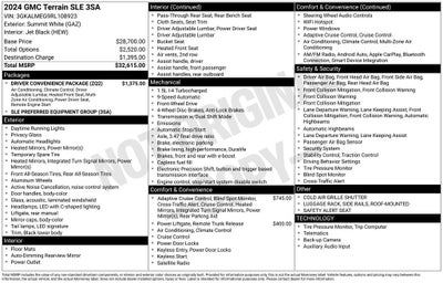 2024 GMC Terrain SLE
