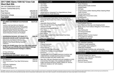 2017 GMC Sierra 1500 SLT