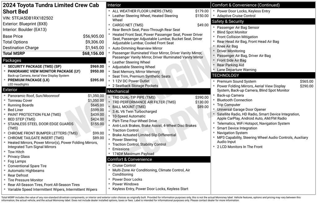 2024 Toyota Tundra Limited