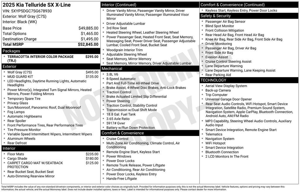2025 Kia Telluride SX X-Line